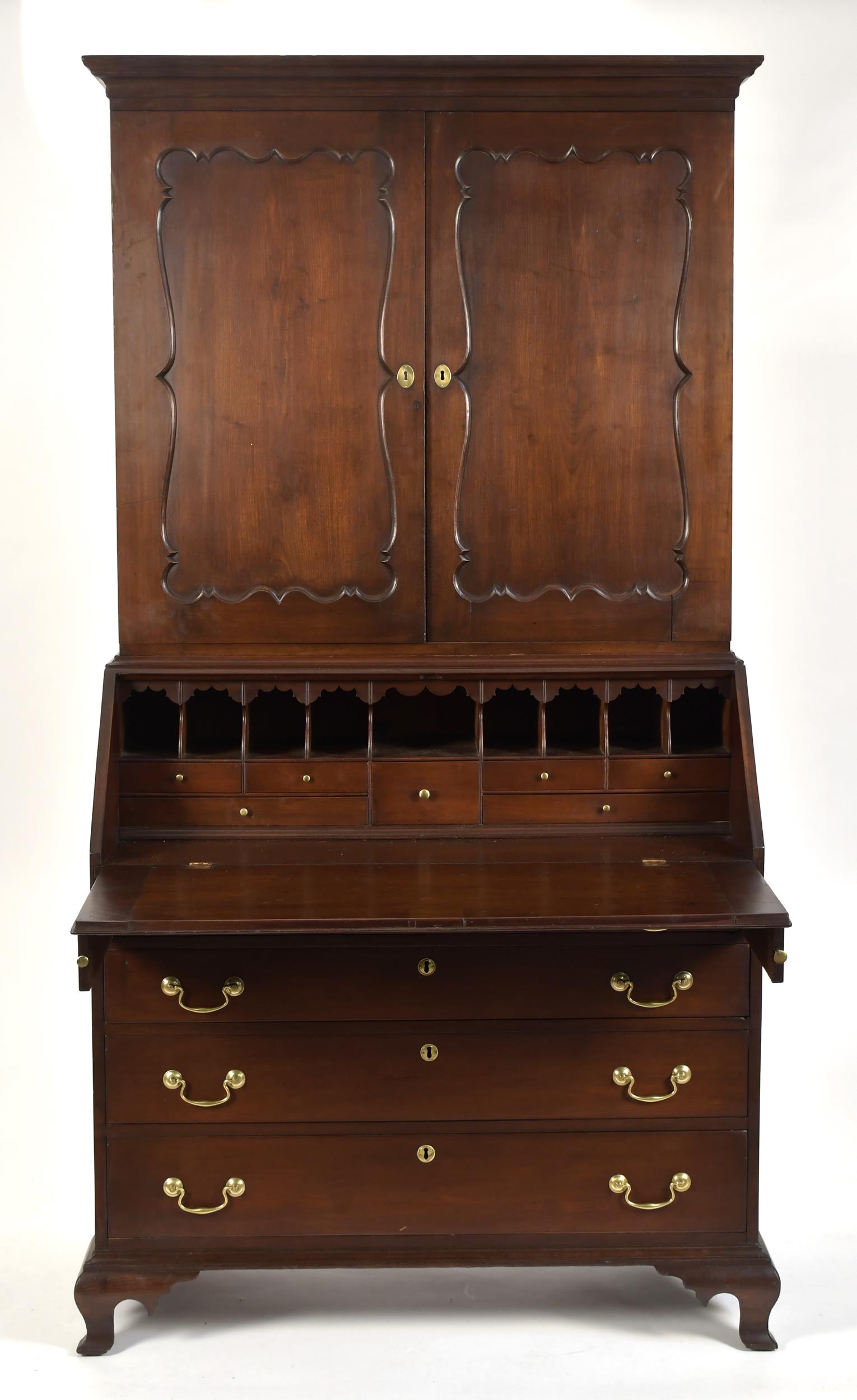18TH C. CHIPPENDALE CHERRY