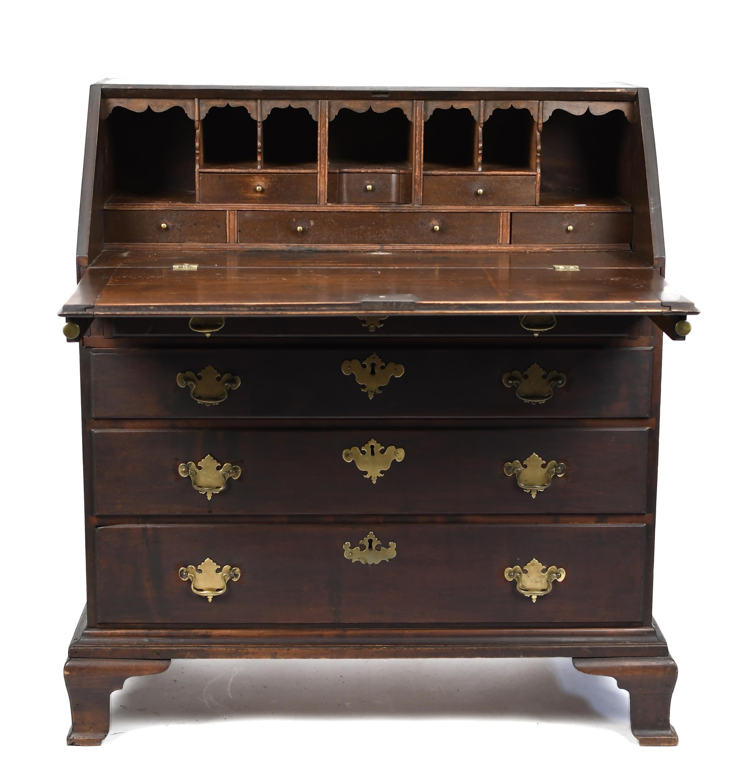 18TH C. CHIPPENDALE RI MAPLE