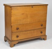 18TH C. CHIPPENDALE TIGER MAPL