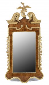 18TH C. CHIPPENDALE WALNUT & G