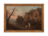 18TH C. CLASSICAL LANDSCAPE W/