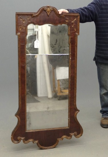 18th c. Continental mirror. 26''