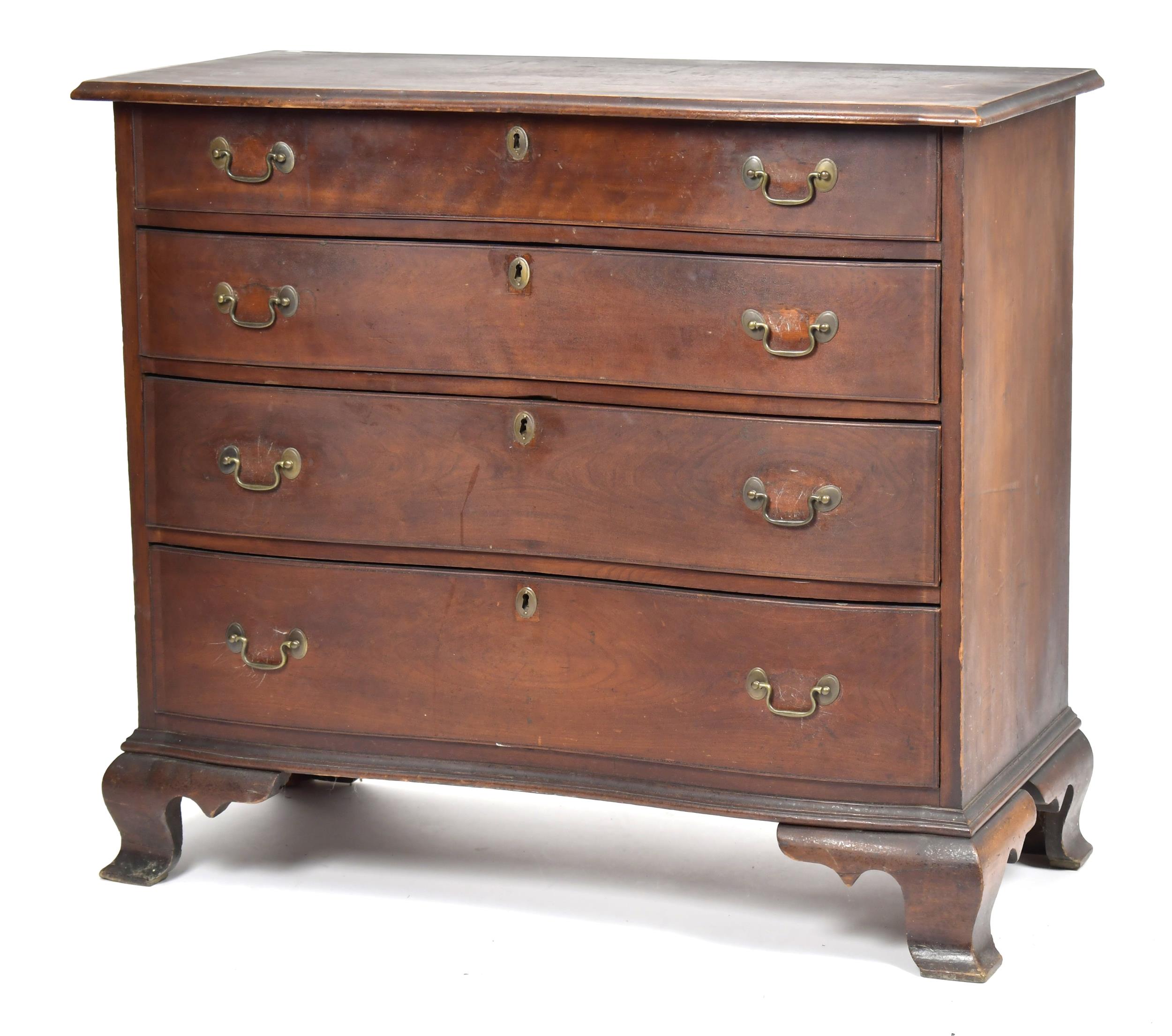 18TH C. CT CHIPPENDALE CHERRY