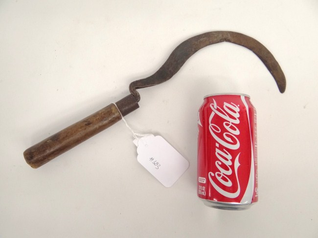 18th c. Ct. tobacco knife. 14'' Ht.