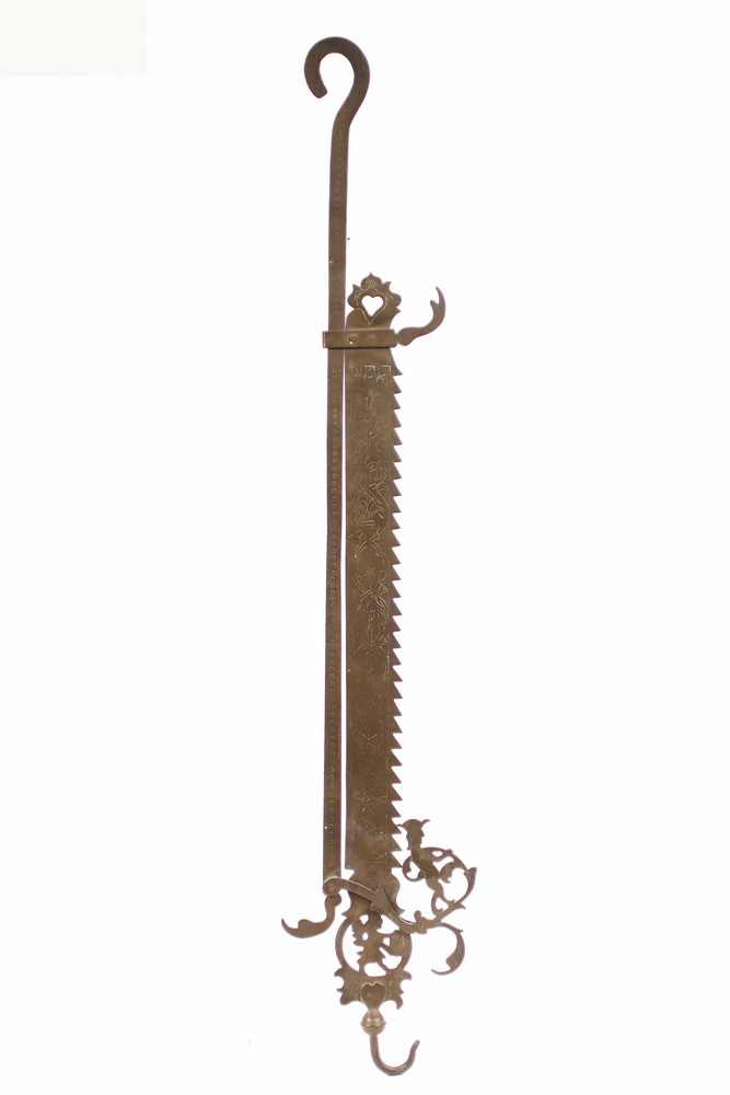 18TH C DUTCH BRASS TRAMMEL -