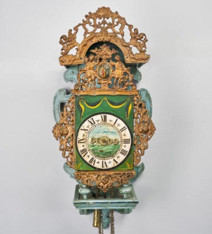18TH C. DUTCH FRISIAN CLOCKA