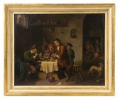 18TH C. DUTCH GENRE PAINTING A