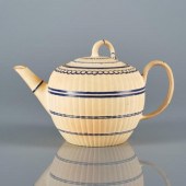 18TH C. ENGINE TURNED CERAMIC