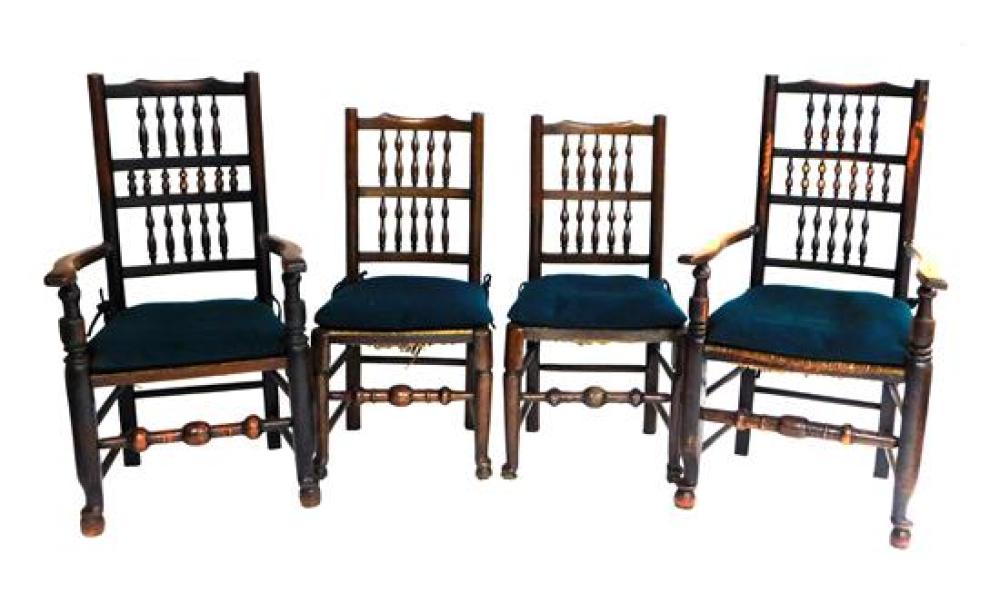18TH C. ENGLISH ASSEMBLED SET OF