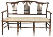 18TH C. ENGLISH BEECHWOOD SETT