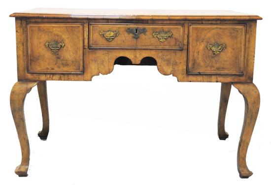 18th C. English lowboy  walnut