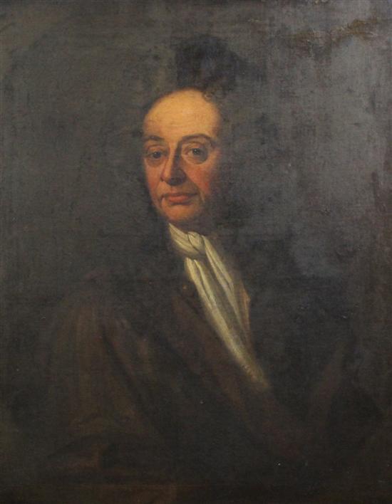 18th C. English School oil on