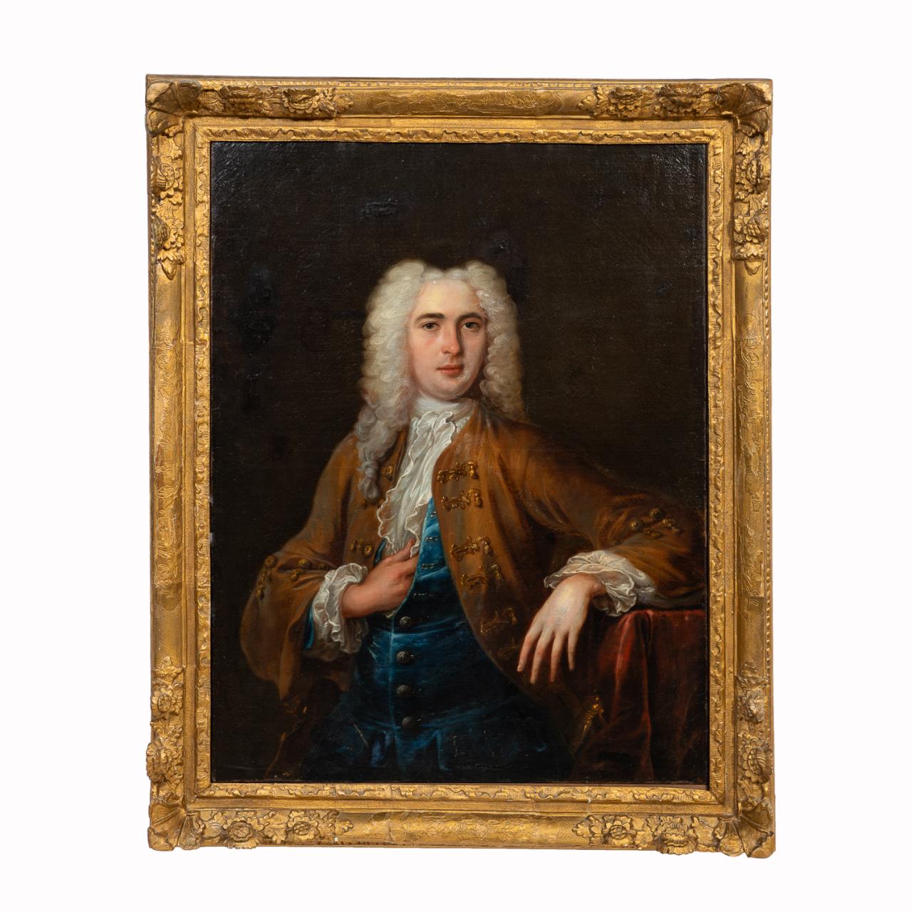 18TH C. ENGLISH SCHOOL OIL PORTRAIT