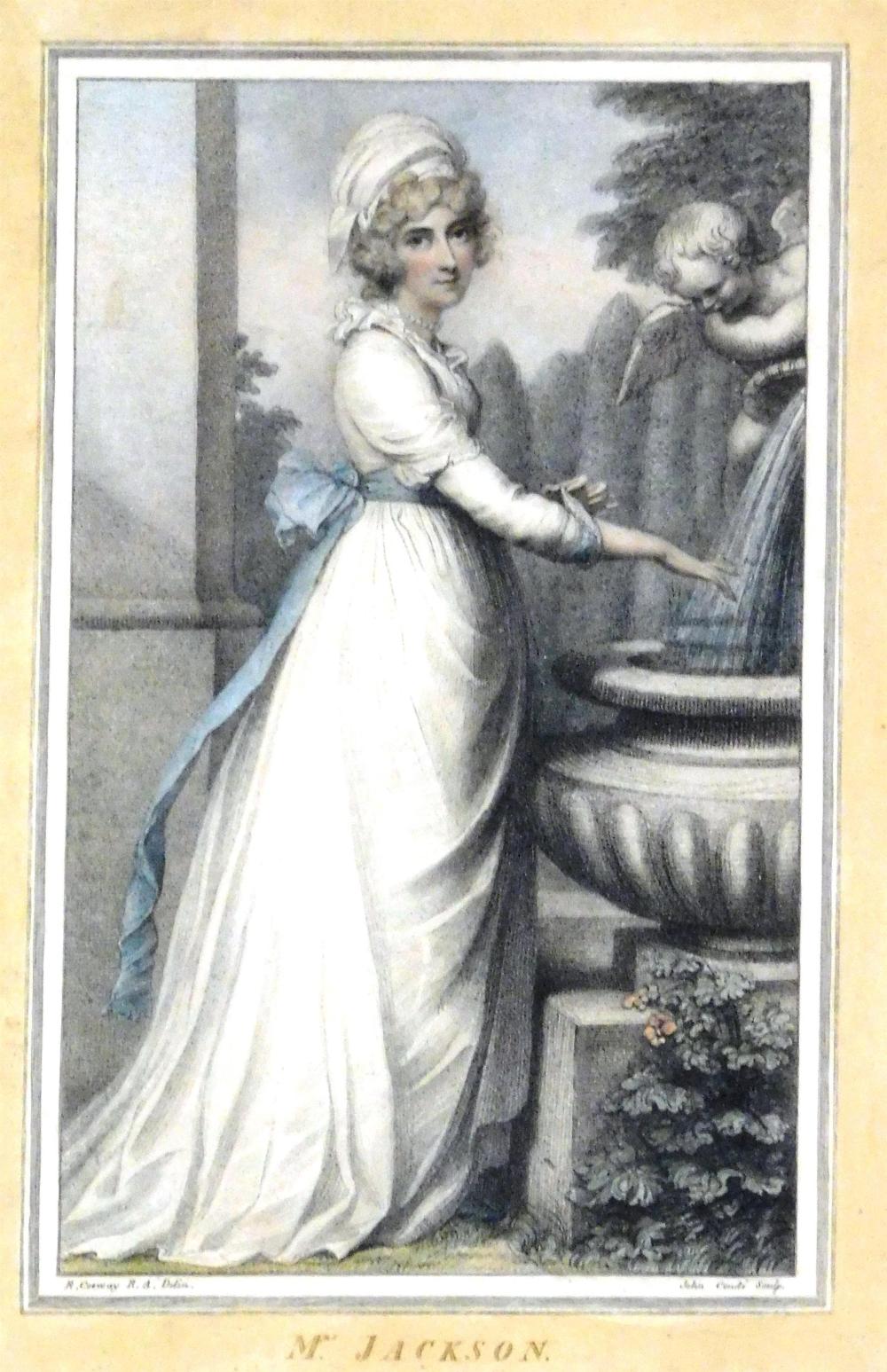 18TH C. ENGLISH STIPPLED