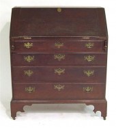 18th C. fall front desk with f
