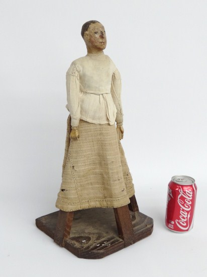 18th c. French cage doll with ivory