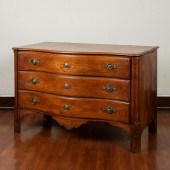 18TH C. FRENCH OAK SERPENTINE