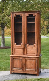 18TH C. FRENCH TWO-PART WALNUT