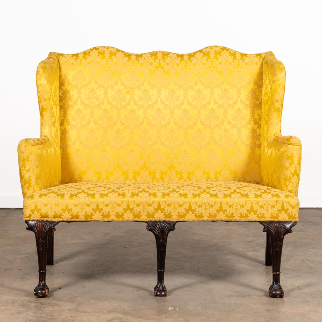 18TH C. GEORGE II UPHOLSTERED