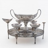 18TH C. GEORGE III SILVER EPER