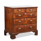 18TH C. GEORGIAN WALNUT FIVE-D