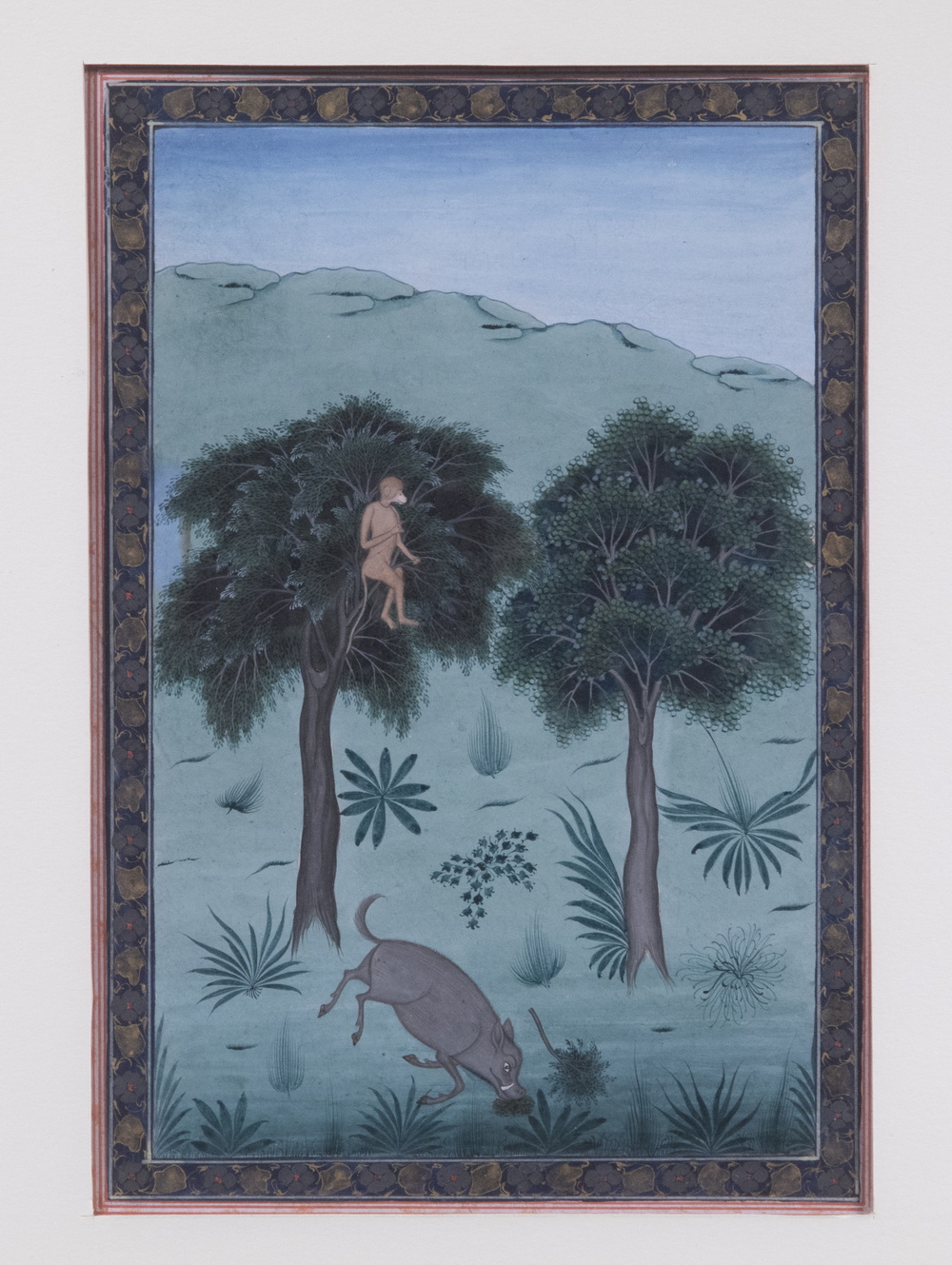 18TH C. INDIAN GOUACHE OF AN
