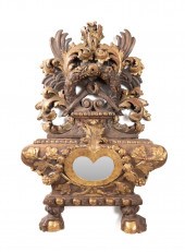 18TH C. ITALIAN BAROQUE GILTWO