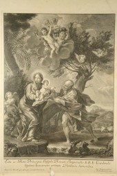 18TH C ITALIAN ENGRAVING - 'Em