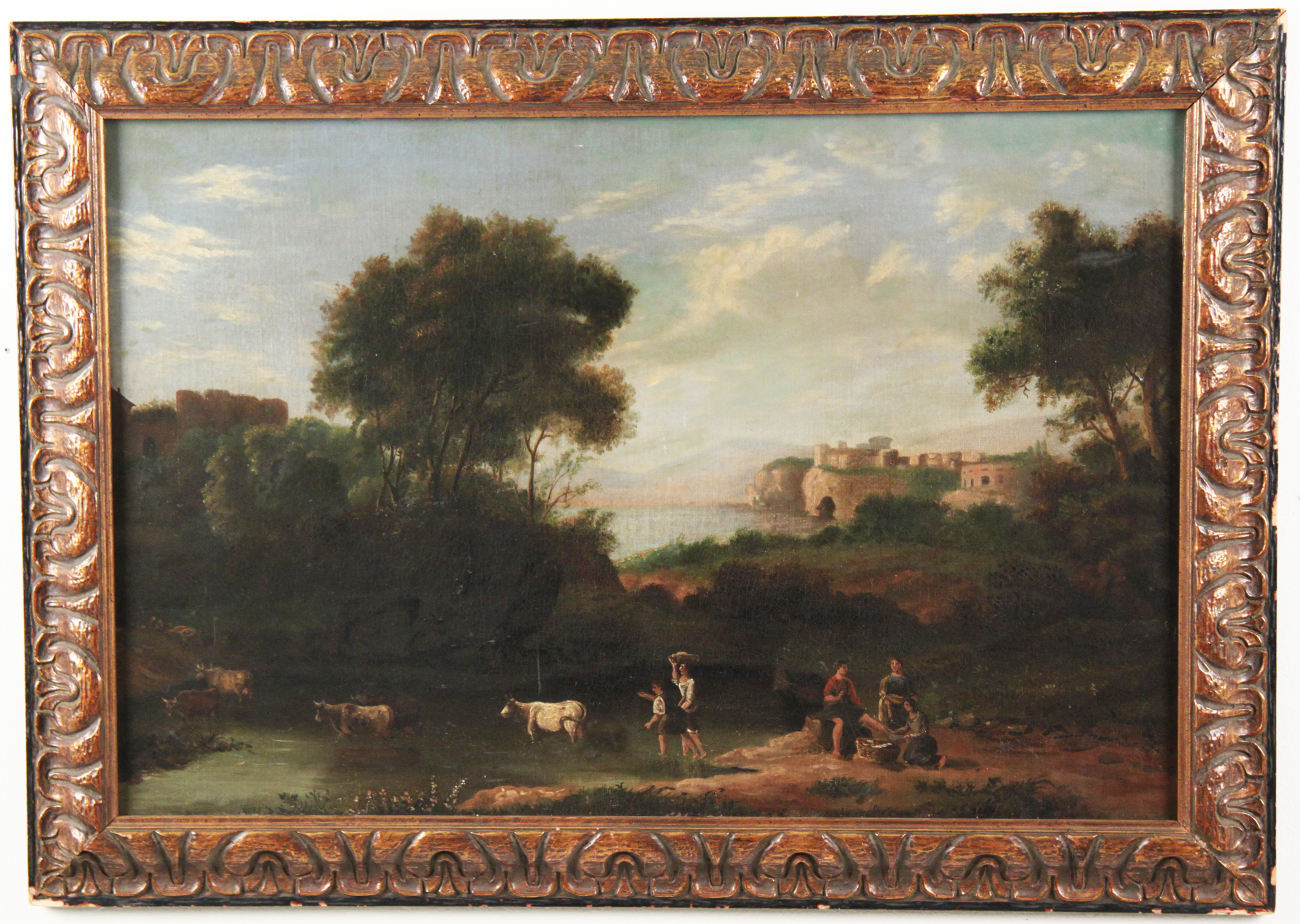 18TH C. ITALIAN O/C PAINTING OF