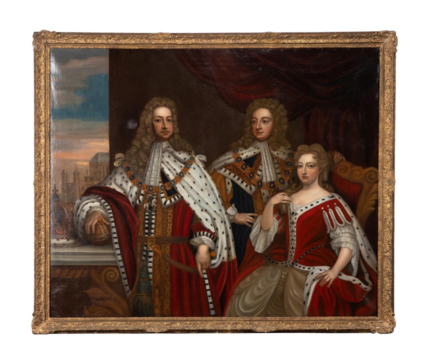 18TH C. KNELLER CIRCLE, FAMILY