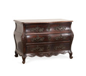 18TH C. LOUIS XV WALNUT BOMBE