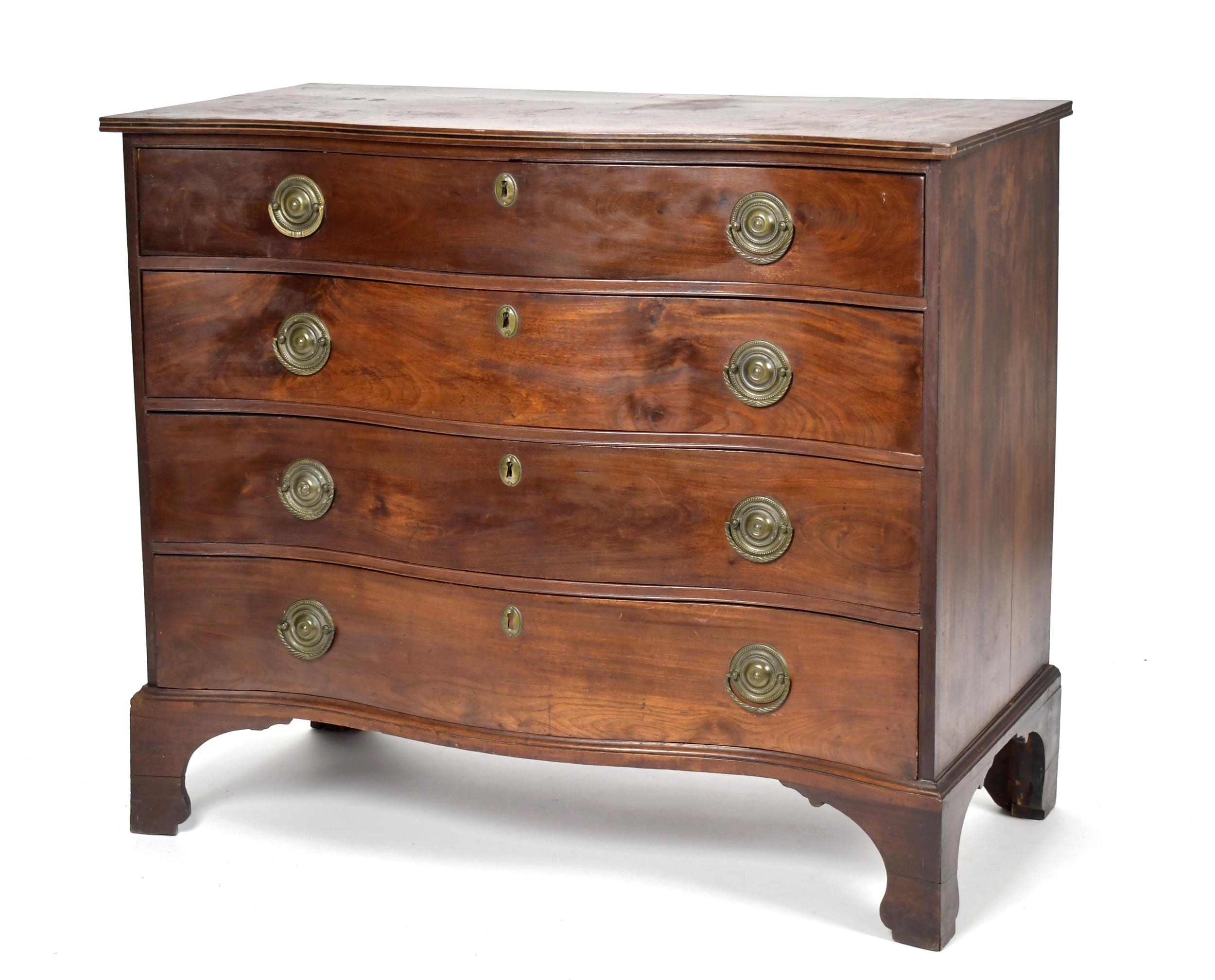 18TH C. MA CHIPPENDALE MAHOGANY