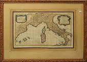 18TH C. MAP OF ITALY18th C. ma