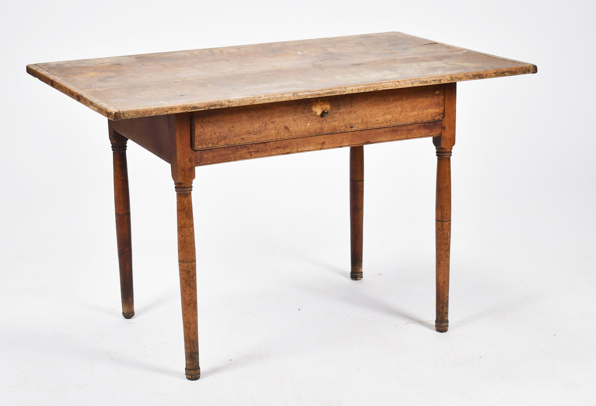 18TH C. MAPLE ONE-DRAWER TAVERN