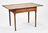 18TH C. MAPLE ONE-DRAWER TAVER