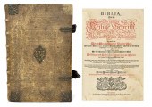 18TH C. MARTIN LUTHER BIBLE. 1