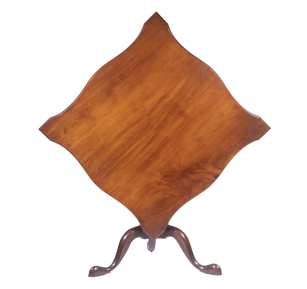 18TH C. MASSACHUSETTS TEA TABLE