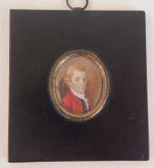 18TH C. MINI PORTRAIT18th cent