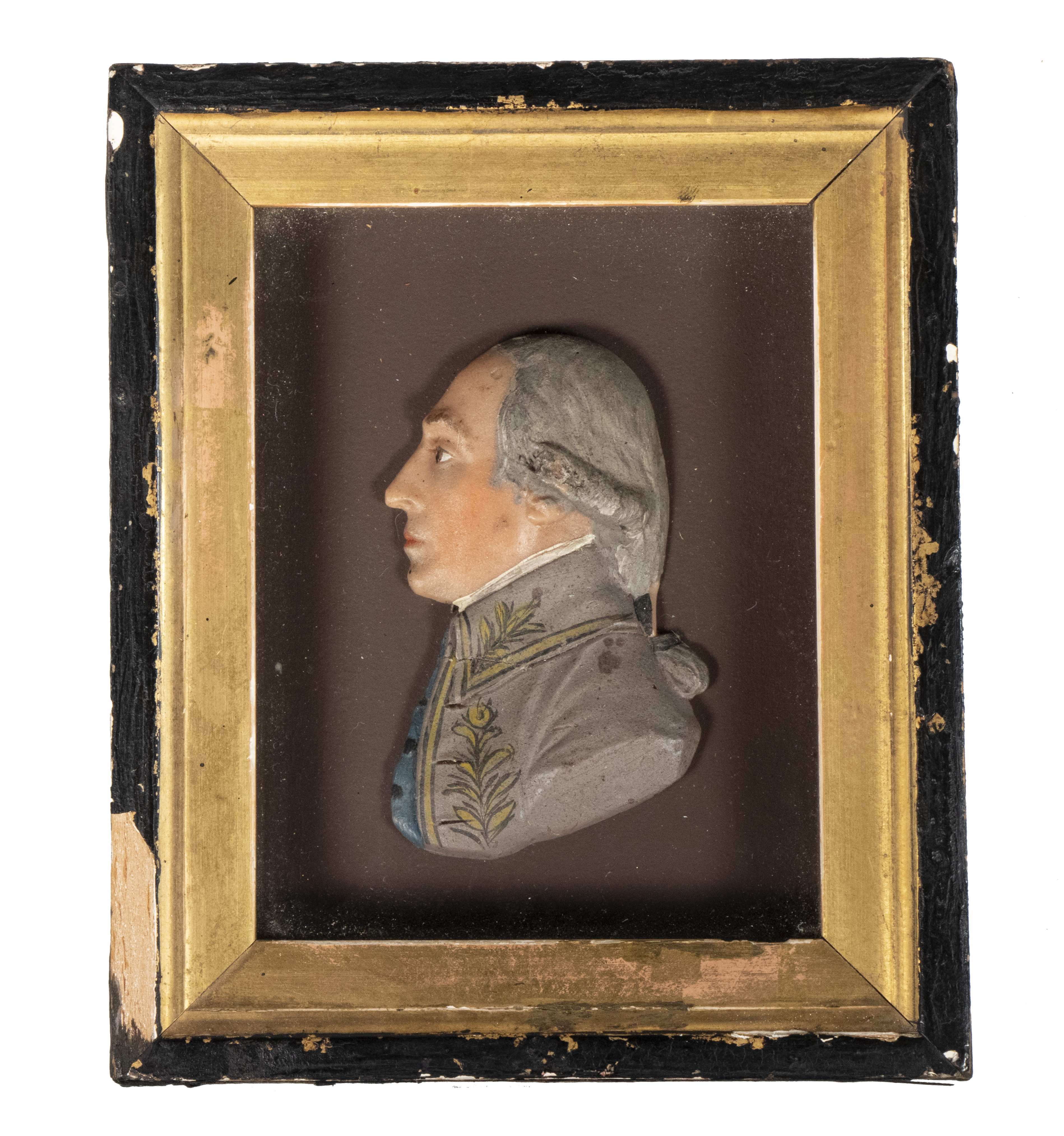 18TH C. MINIATURE WAX PROFILE
