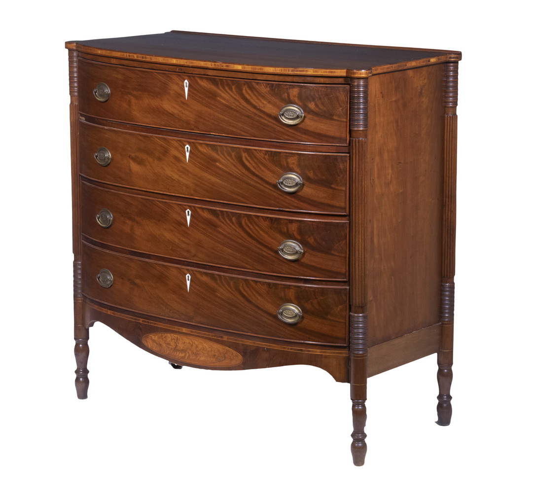 18TH C. NEW ENGLAND FOUR DRAWER