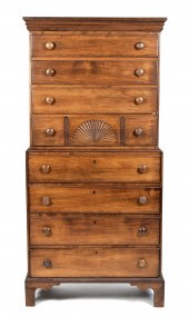 18TH C. NH MAPLE CHIPPENDALE C