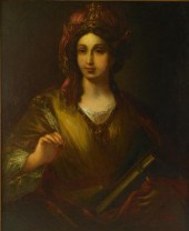 18TH C. OIL ON CANVAS PORTRAIT