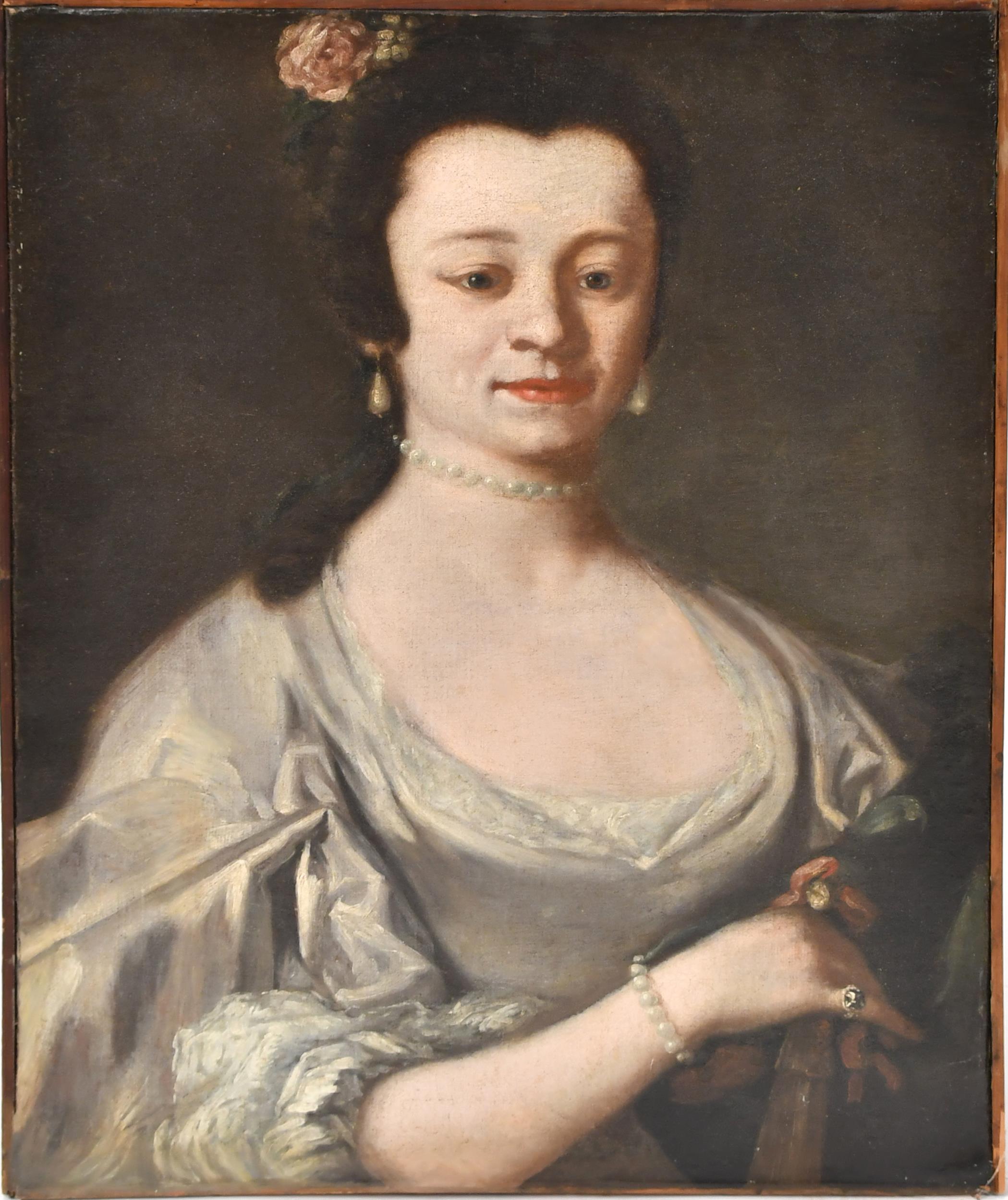 18TH C. OIL ON CANVAS, PORTRAIT