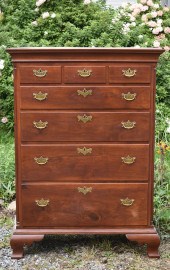 18TH C. PA CHIPPENDALE WALNUT