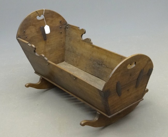 18th c. Penna. cradle. 40'' Length.