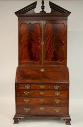 18TH C PENNSYLVANIA MAHOGANY C