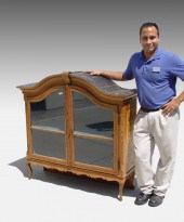 18th C PEWTER AND PARQUETRY IN