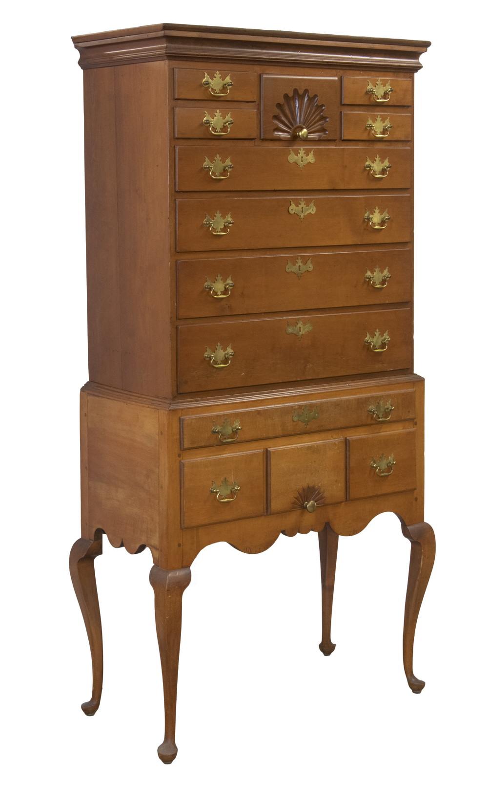 18TH C QUEEN ANNE HIGHBOY Queen