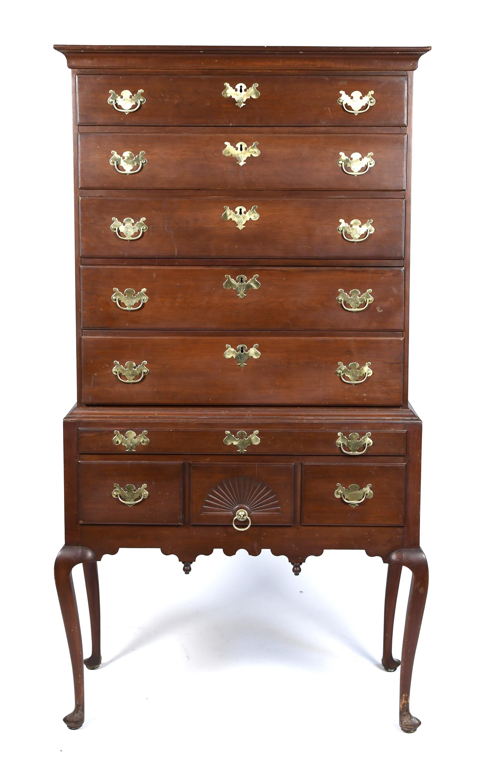 18TH C. QUEEN ANNE MA WHITING