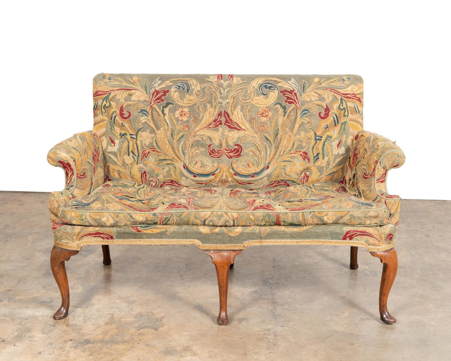 *18TH C. QUEEN ANNE MAHOGANY